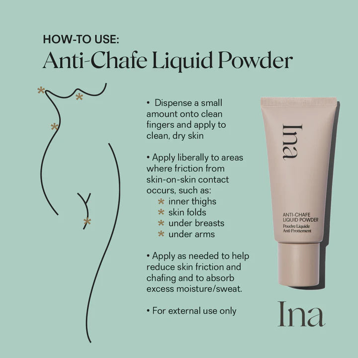 INA Anti-Chafe Liquid Powder