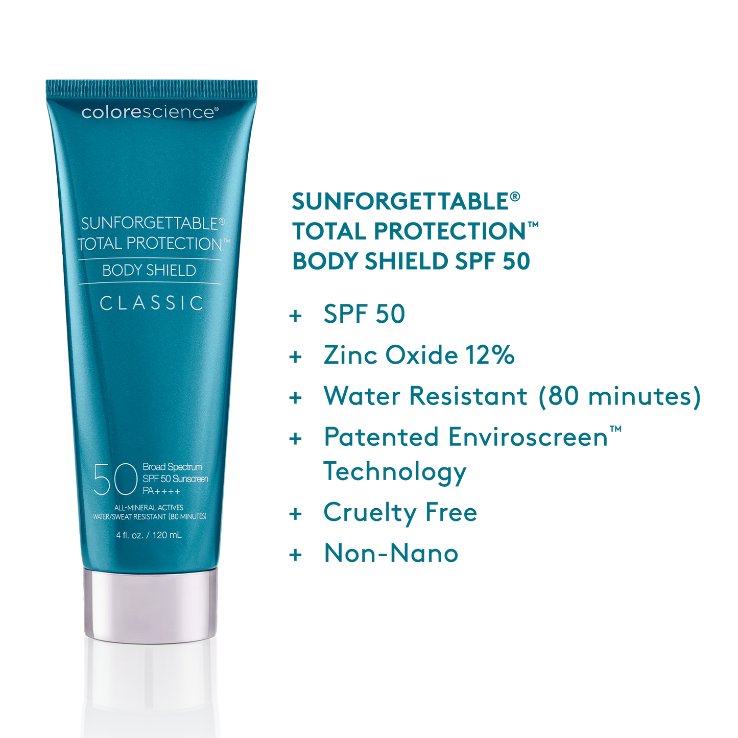 Colorescience Sunforgettable Total Protection Body Shield Classic SPF 50