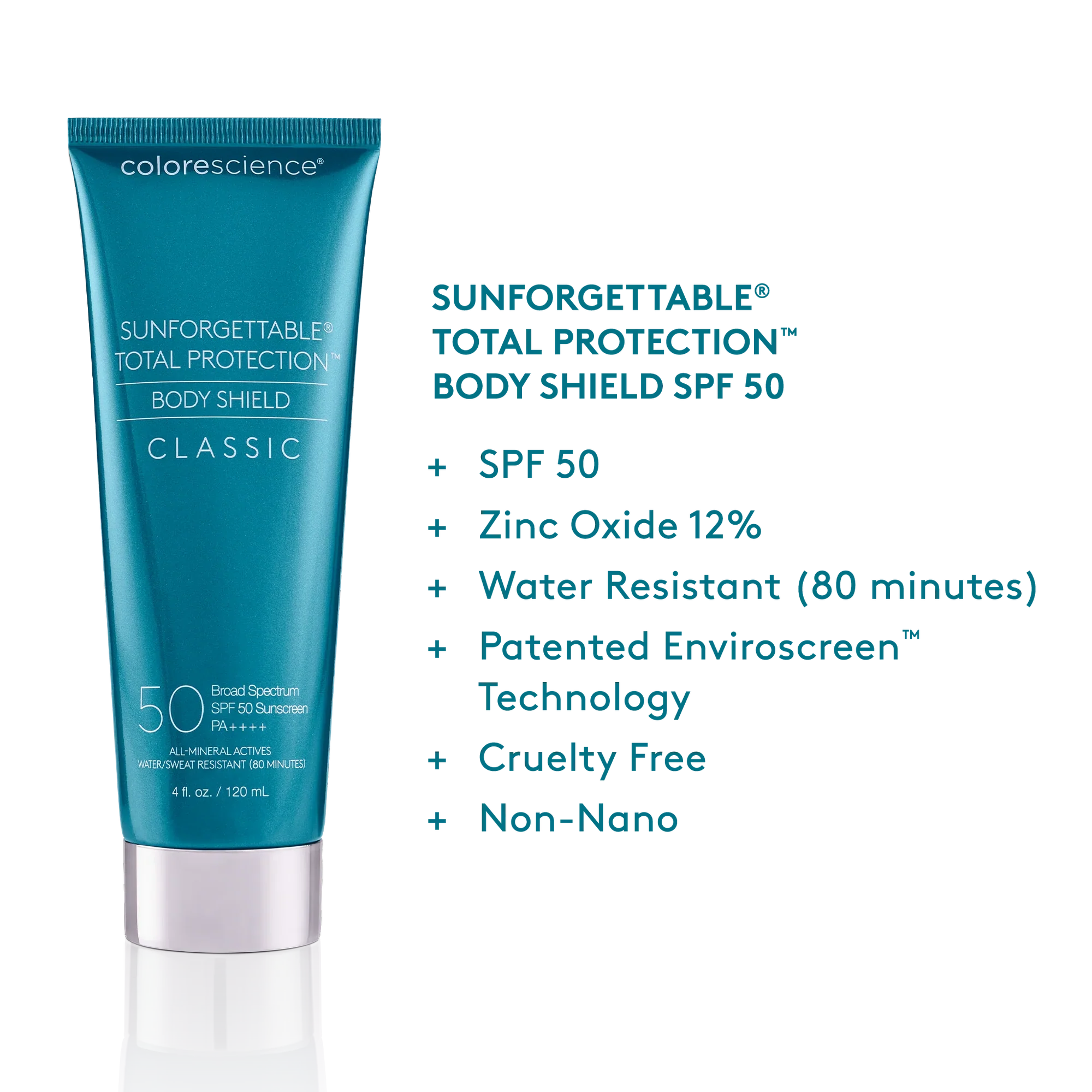 Colorescience Sunforgettable Total Protection Body Shield Classic SPF 50